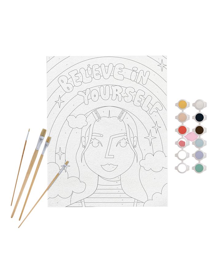 Kids Crafts Believe in Yourself Paint by Number Craft Kit Macy's