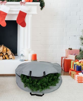 30&amp;quot; Multi-Seasonal Wreath Storage Bag