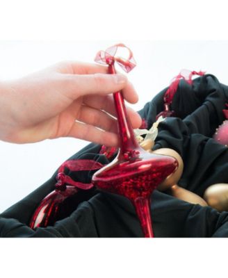 Christmas Ornament Storage Box with Adjustable Dividers