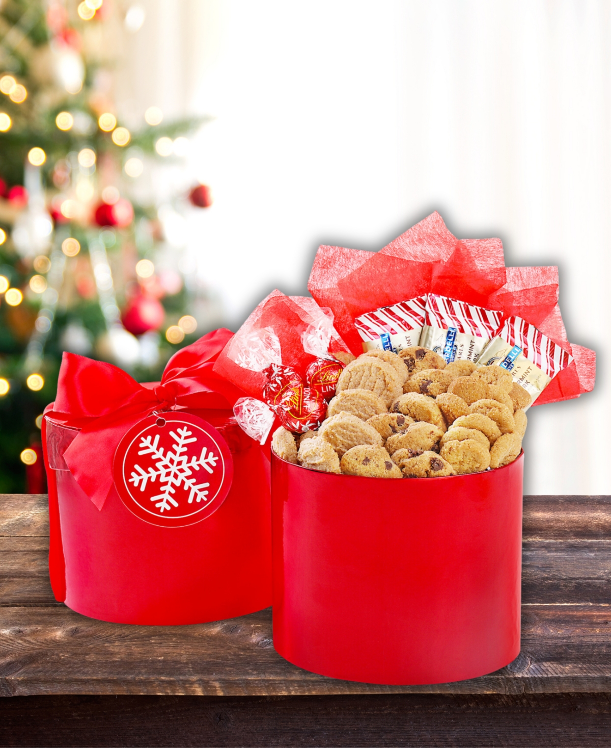 Alder Creek Gift Baskets Christmas Cookies And Chocolates Holiday Gift Box In No Color