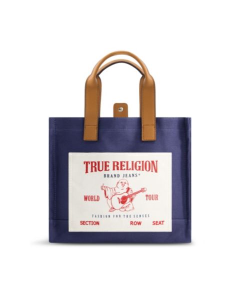 Женская сумка True Religion Medium Pocket Tote, цвет: Тёмно-синий