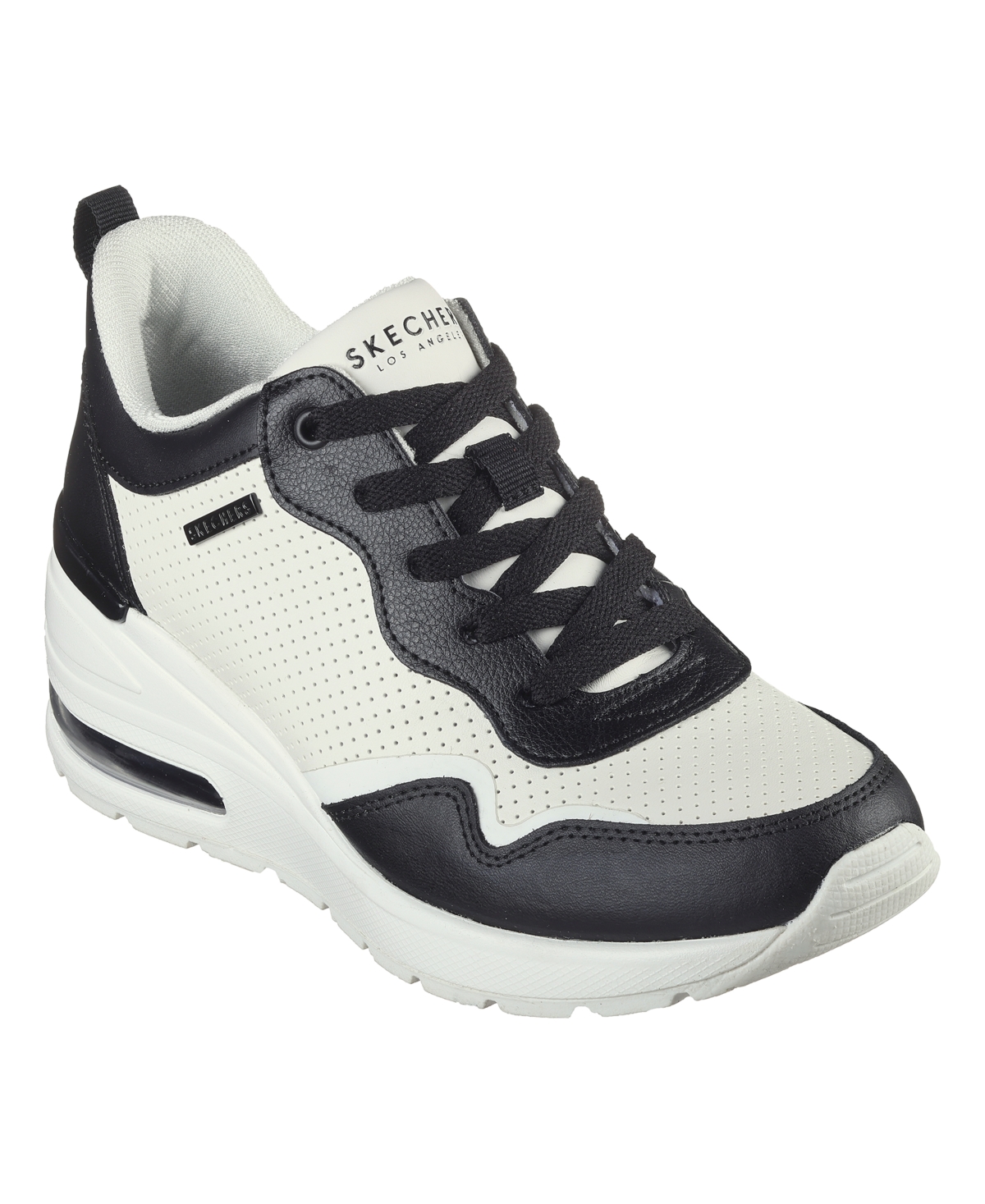 Women's Street Million Air - Hotter Air Casual Sneakers from Finish Line - White, Black