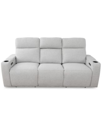 Greymel 84"  Zero Gravity Fabric Sofa with Power Headrests, Created for Macy's