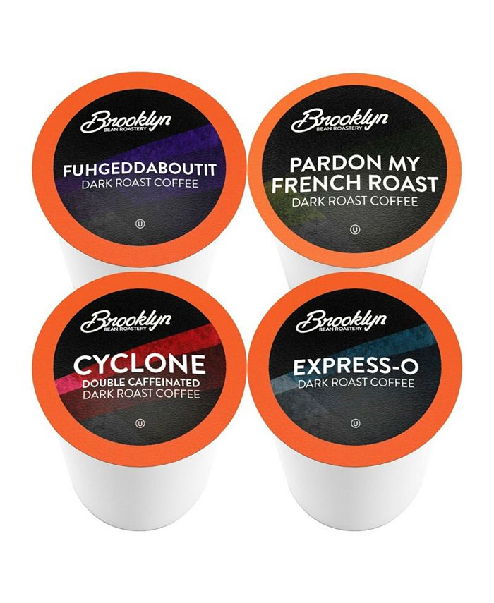 Brooklyn Beans Roastery Brooklyn Beans Bold Variety Pack Coffee Pods, Compatible 2.0 Keurig K