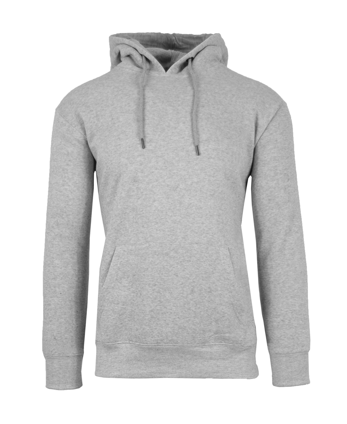 Shop Galaxy By Harvic Men's Oversized Slim-fit Fleece-lined Pullover Hoodie In Gray