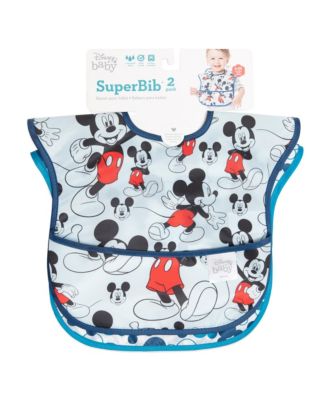 Bumkins SuperBib Disney Baby Boys And Girls Lightweight Bibs, Pack Of 2 ...