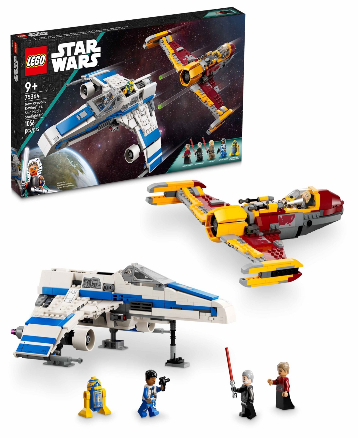 Lego Star Wars 75364 New Republic E-wing Vs. Shin Hati's Starfighter Toy Building Set In Multicolor