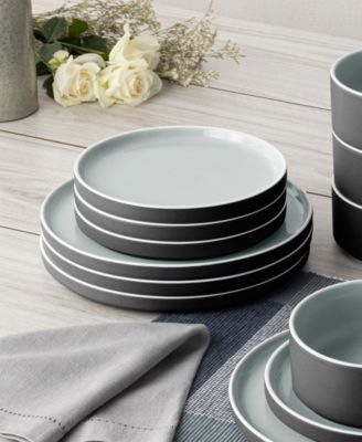 ColorTrio Stax 16 Pc. Dinnerware Set, Service for 4