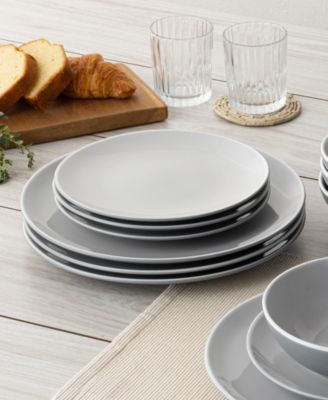 ColorTrio Coupe 16 Piece Dinnerware Set, Service for 4