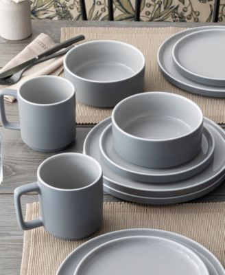 ColorTrio Stax 16 Piece Dinnerware Set, Service for 4