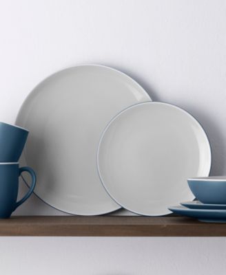 ColorTrio Coupe 16 Piece Dinnerware Set, Service for 4