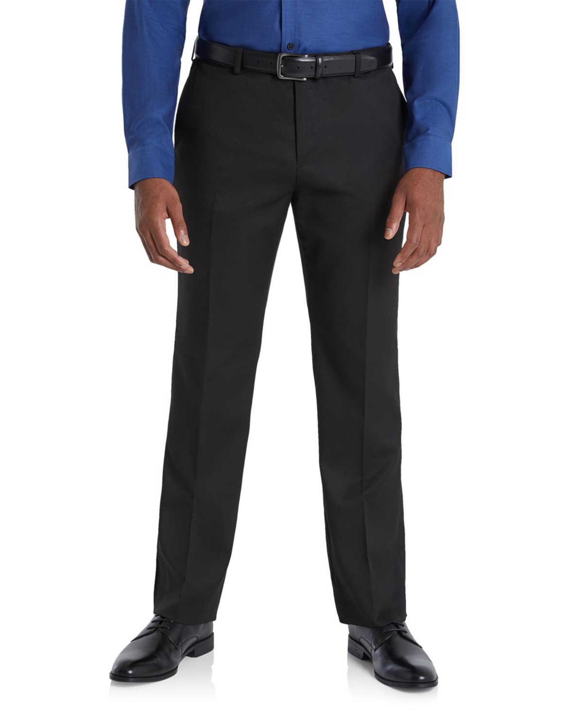 Men's Big & Tall Vitori Textured Stretch Dress Pant - Black