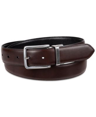 Men's Reversible Leather Dress Belt