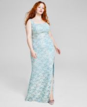 Green prom dress macys hot sale