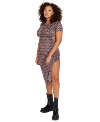 Volcom - Juniors' Disco Rodeo Short-Sleeve Dress