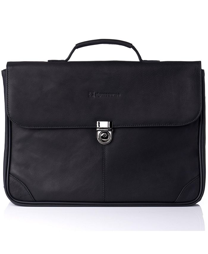 Macys on sale briefcase leather