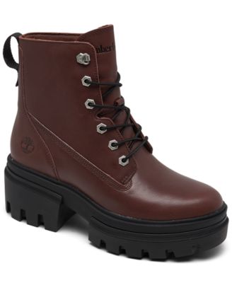 Timberland Women s Everleigh 6 Lace Up Boots from Finish Line Macy s