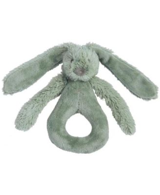 Rabbit Richie Green Rattle by Happy Horse 7 Inch Plush Animal Toy - Macy's