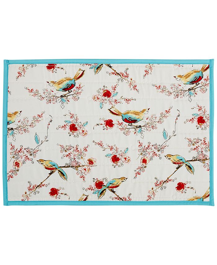Lenox Chirp Quilted 13" x 19" Placemat Macy's