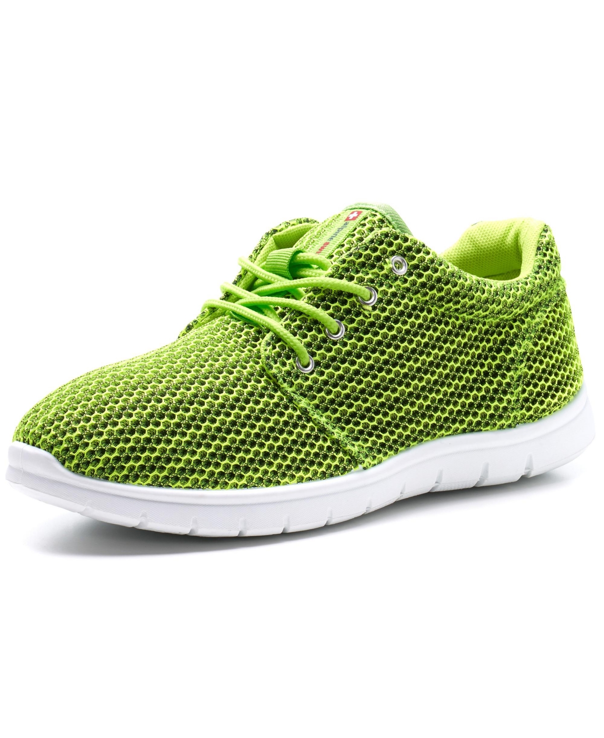 Men's Kilian Mesh Sneakers Casual Shoes Womens Lightweight Trainer - Burgundy