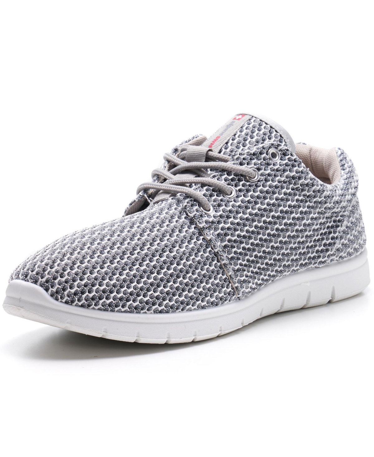 Men's Kilian Mesh Sneakers Casual Shoes Womens Lightweight Trainer - Burgundy