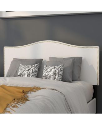 Arched Full Headboard With Accent Nail Trim