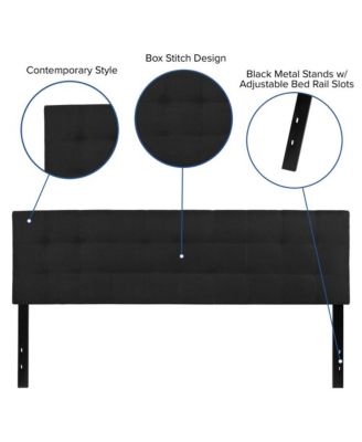 Quilted Tufted King Upholstered Headboard