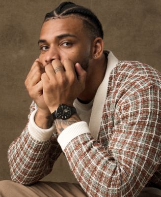 Men's Legacy Slim Automatic Black Leather Watch 42mm