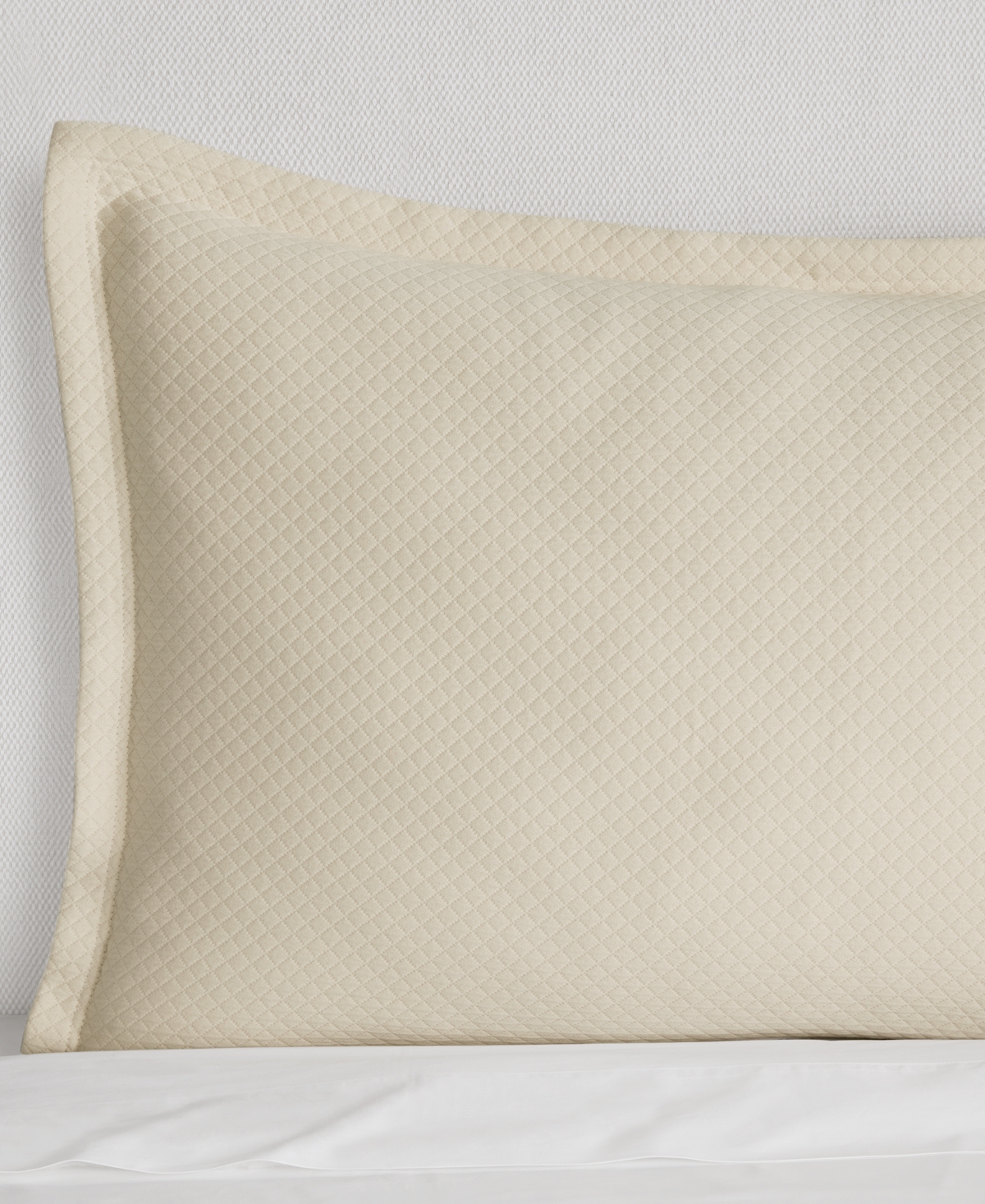 Rombo Cotton Sham, European - Navy