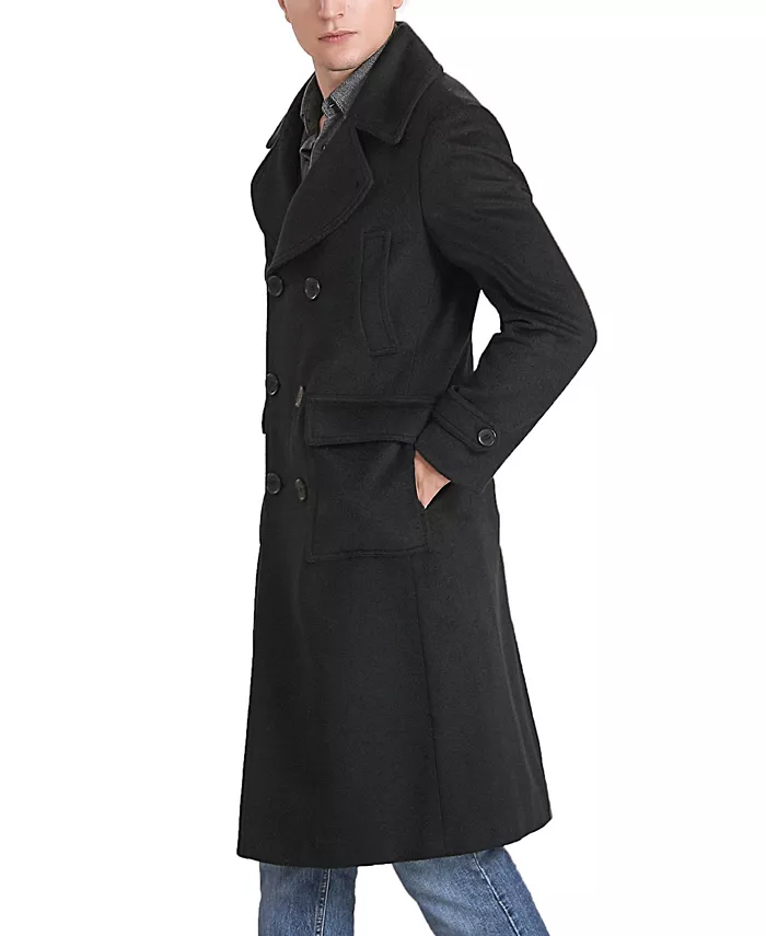 Men Peter Wool Blend Long Walker Coat - thumbnail 3