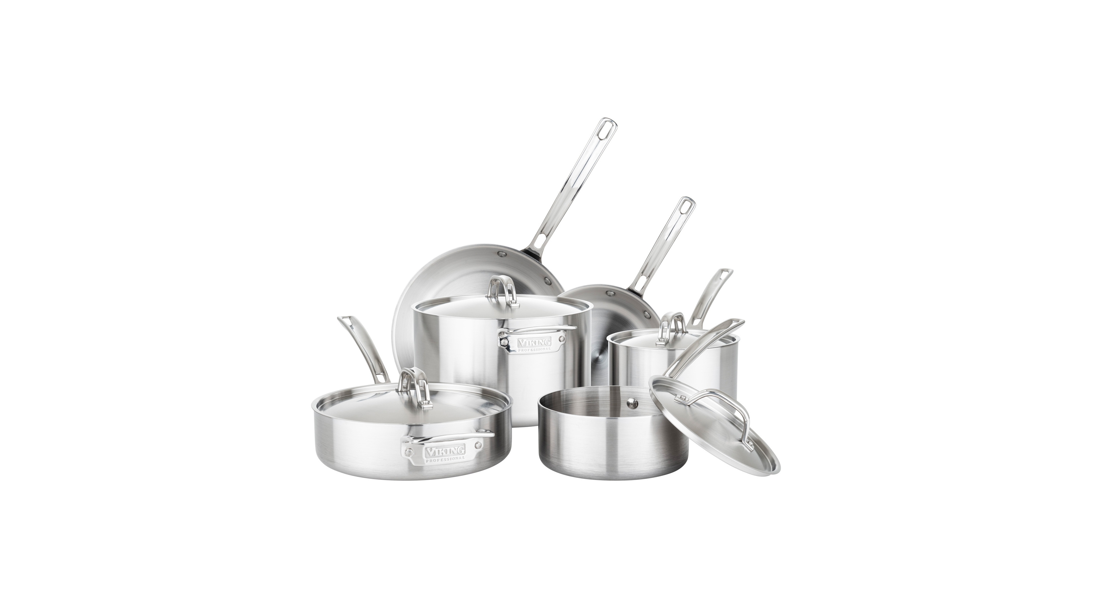 Viking Professional 5-Ply Stainless Steel 10-Piece Cookware Set