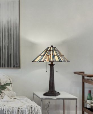 23" Height Metal and Resin Table Lamp