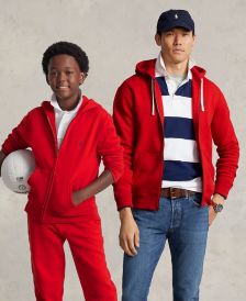 Red polo hoodie macys on sale