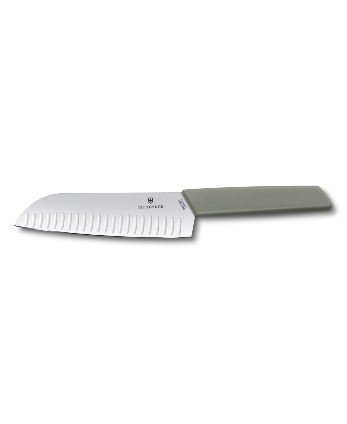 Victorinox Stainless Steel 6.7" Santoku Knife In Green