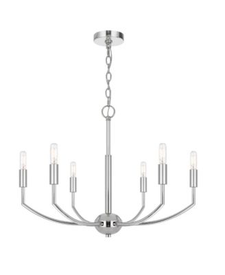 Maxton 6 Light 19" Height Metal Chandelier