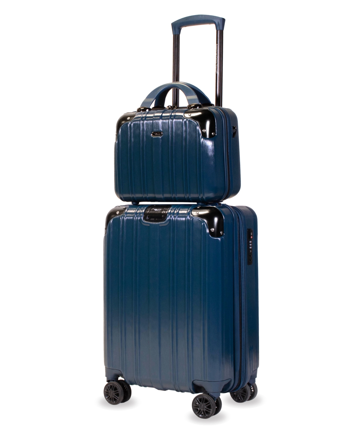 Melrose S Carry-on Vanity Luggage, Set of 2 - Navy