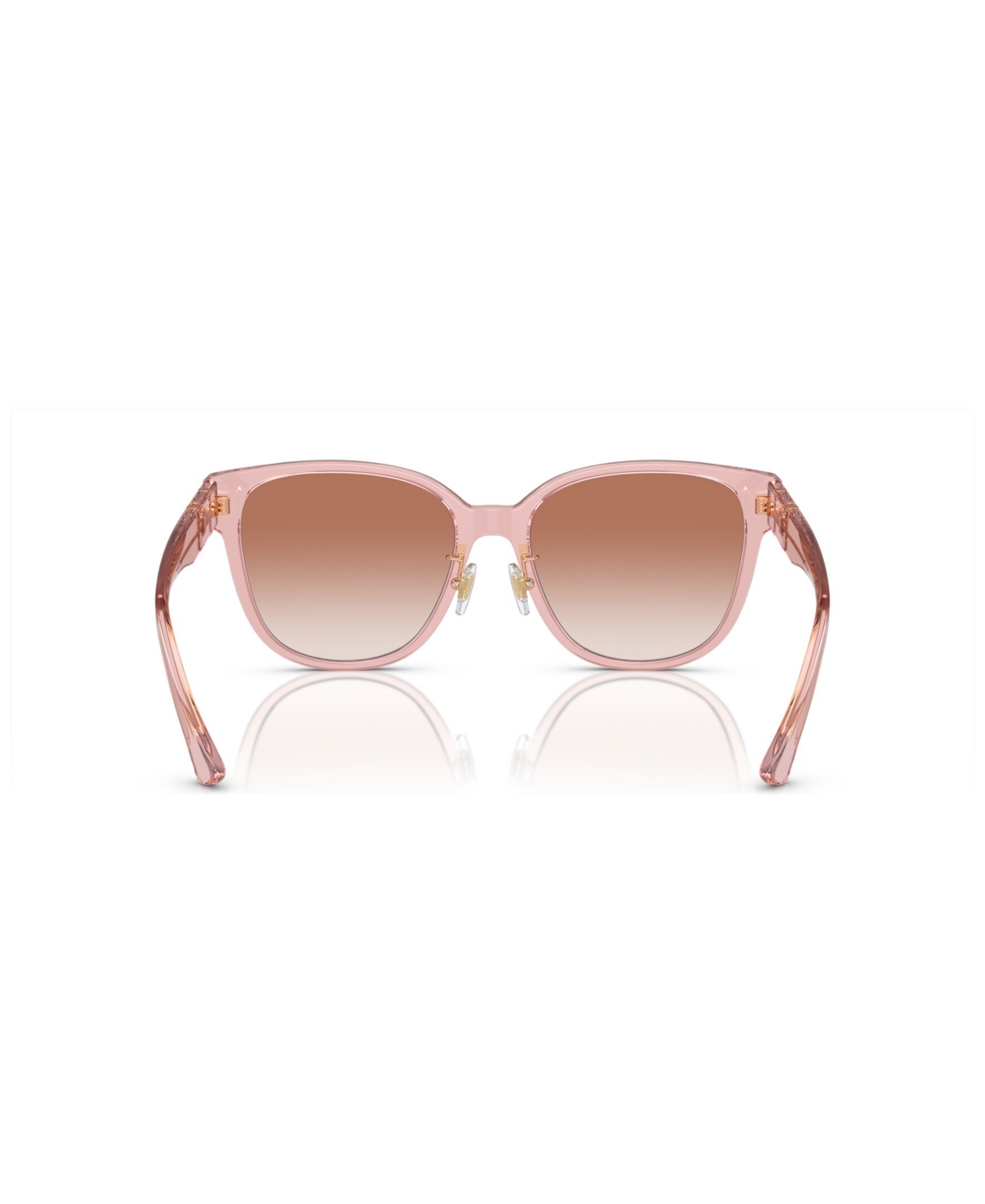 Shop Versace Women's Sunglasses, Gradient Ve4460d In Peach Transparent