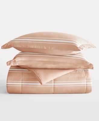 Ultra Soft Stripe Reversible 3- Pc. Comforter Set, King