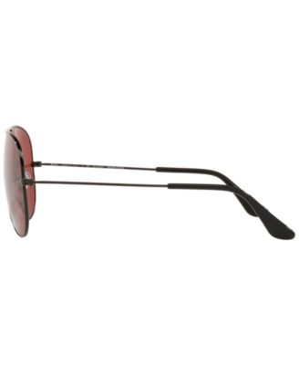 Unisex Aviator Large Metal Polarized Sunglasses, Polar RB3025