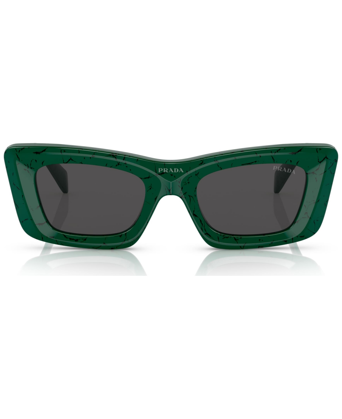Shop Prada Women's Sunglasses, Pr 13zs In Green Marble