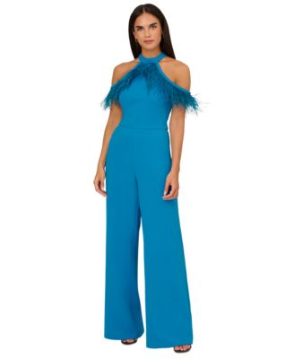 Women's Stretch Crepe Wide-Leg Jumpsuit