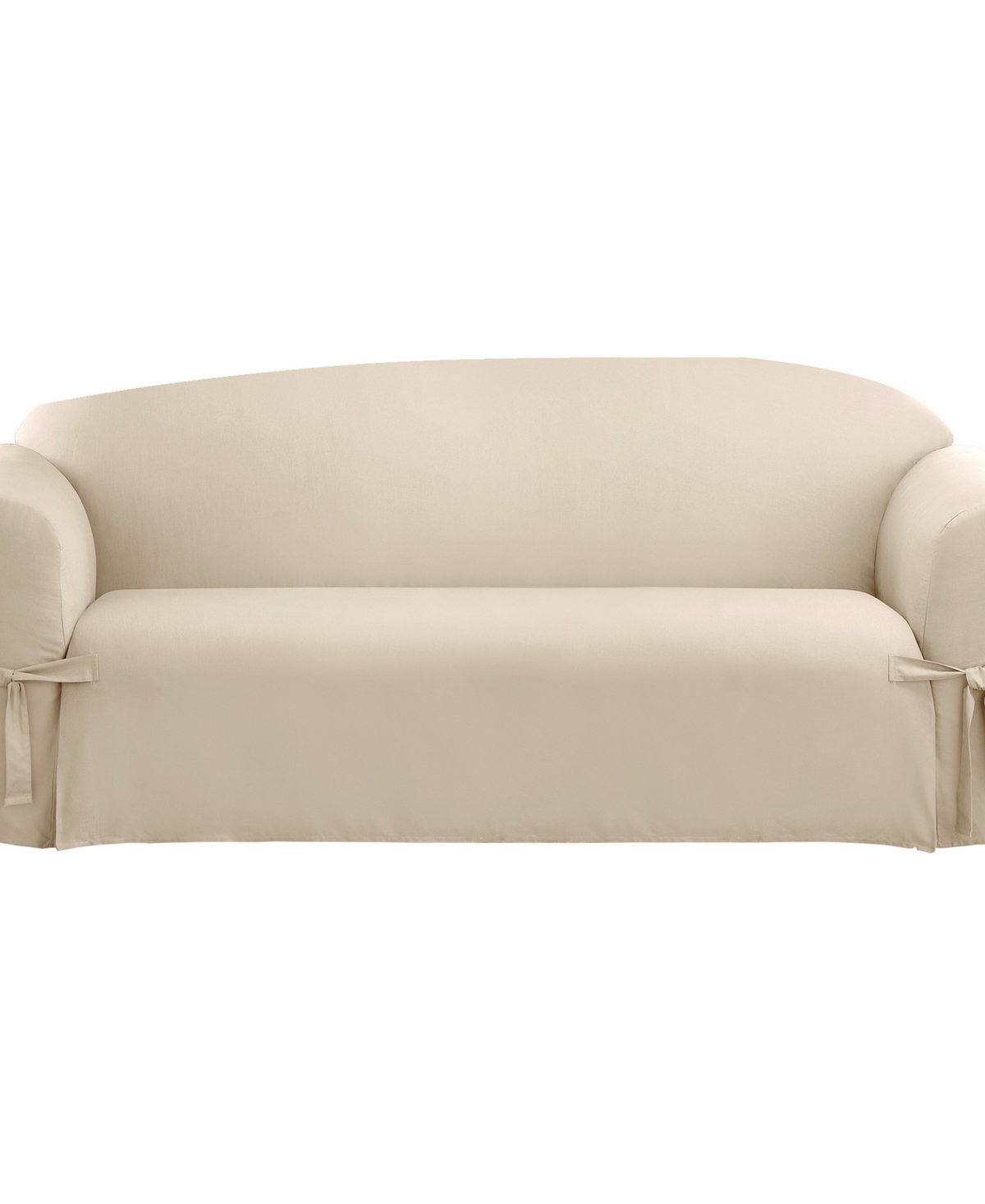 Sure Fit Duck 1-pc Sofa Slipcover, 40" X 96" In Natural