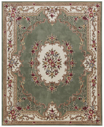 KM Home Dynasty Aubusson Sage Area Rugs