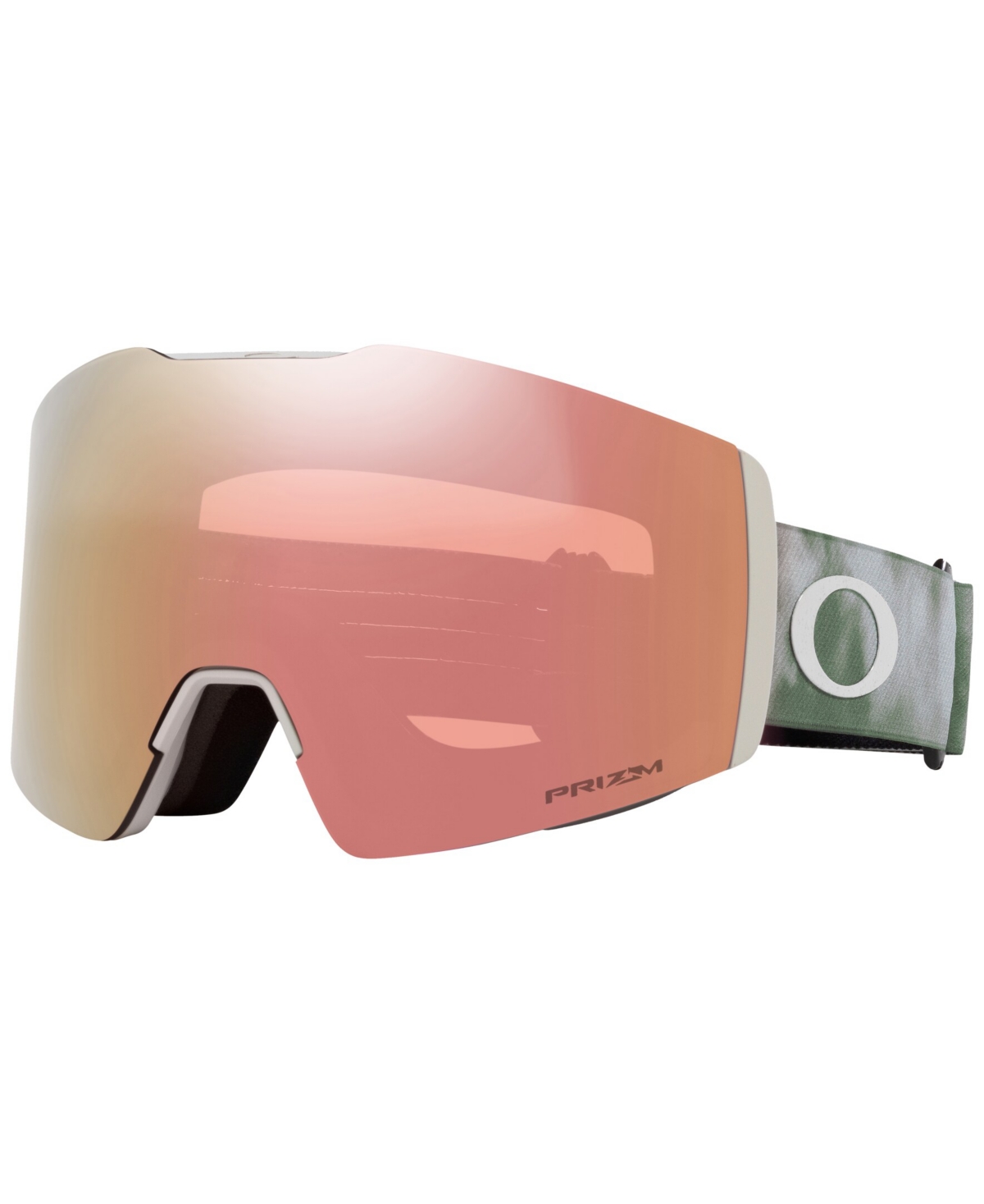 Oakley Unisex Fall Line M Snow Goggles, Mirror Oo7103 In Jade Fog