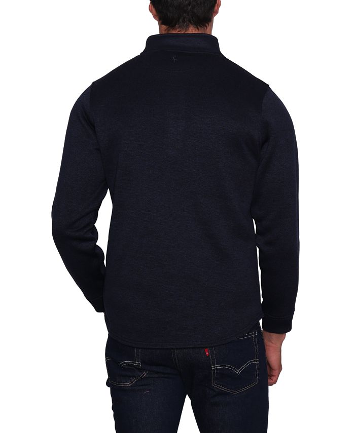 Tailorbyrd Mens Snap Front Sweater - Macy's