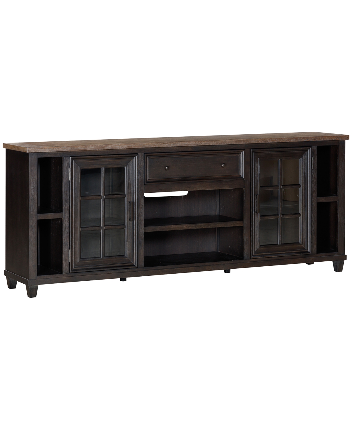 Shop Macy's 84" Dawnwood Tv Console In Wheat