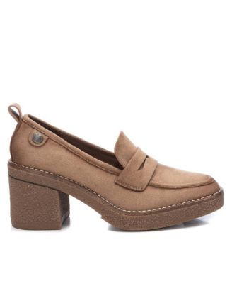 Women's Heeled Suede Moccasins By XTI
