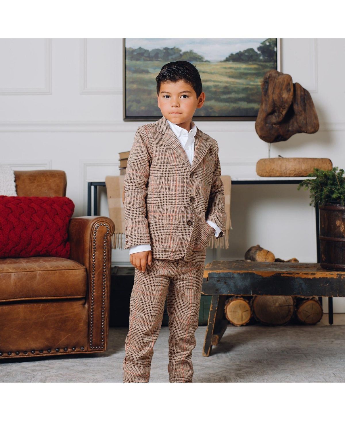 Hope & Henry Toddler Boys Fleece Suit Pant Created for Macy's
