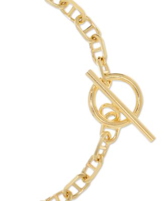 Mariner Link Chain Toggle Bracelet in 14k Gold-Plated Sterling Silver