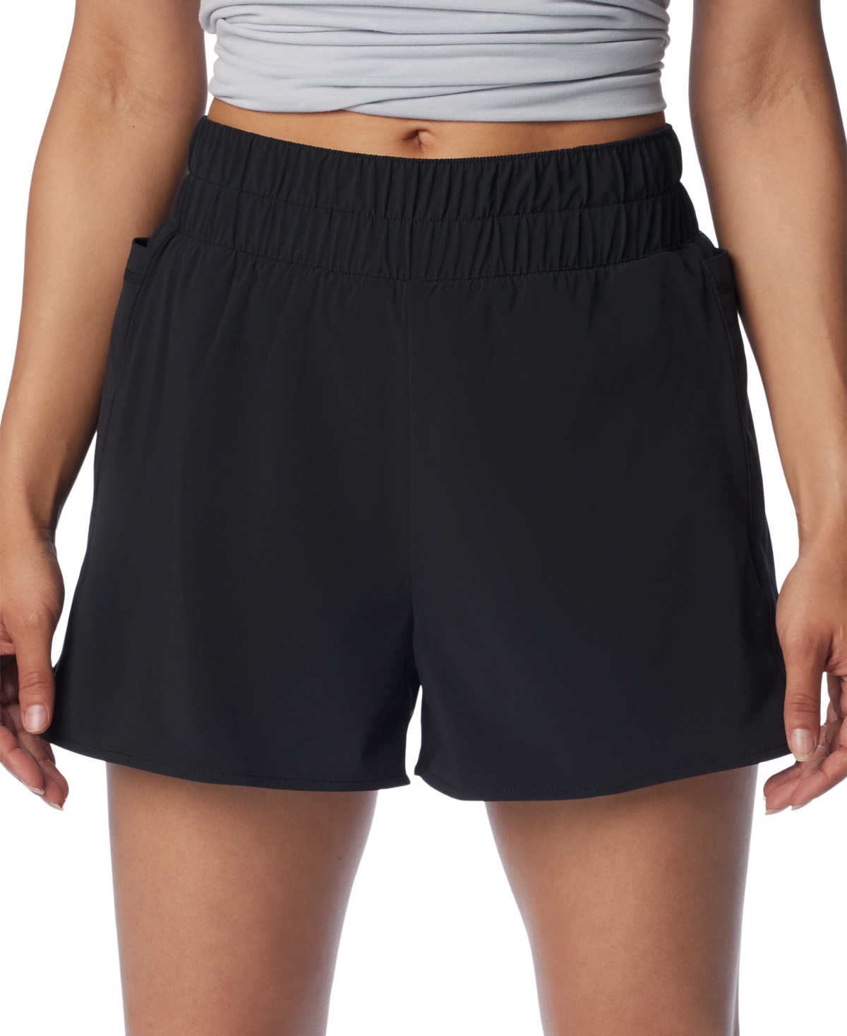 Columbia Women's Tidal Light Lined Mid-Rise Shorts - Cirrus G